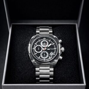 🕰️ قوة التصميم… ودقة التفاصيل ساعة Chronograph Sport Luxury