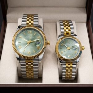 ⌚ وقتكما… بذوق واحد طقم ساعات Couple Set